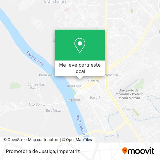 Promotoria de Justiça mapa