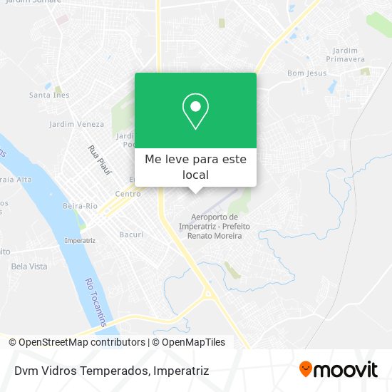 Dvm Vidros Temperados mapa