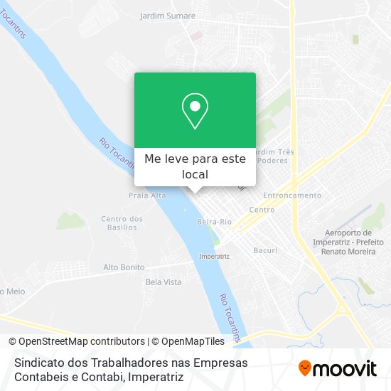 Sindicato dos Trabalhadores nas Empresas Contabeis e Contabi mapa