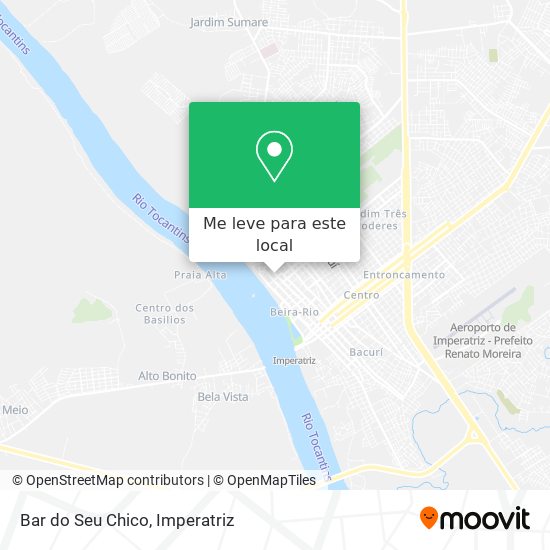 Bar do Seu Chico mapa
