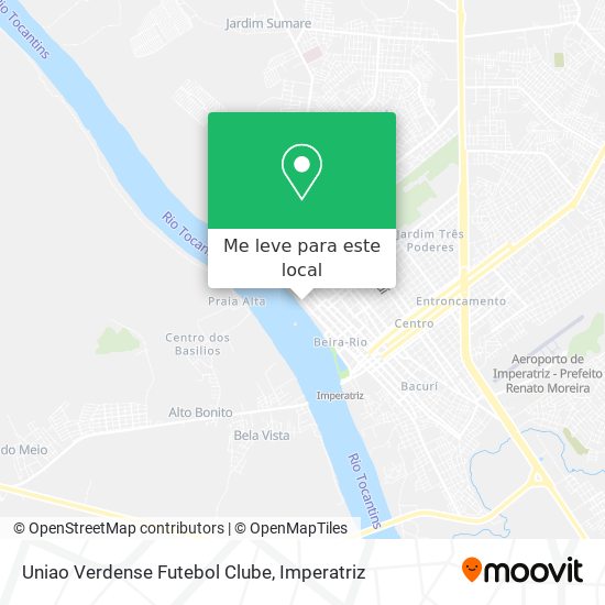 Uniao Verdense Futebol Clube mapa