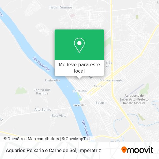 Aquarios Peixaria e Carne de Sol mapa