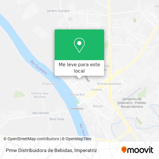 Pmw Distribuidora de Bebidas mapa