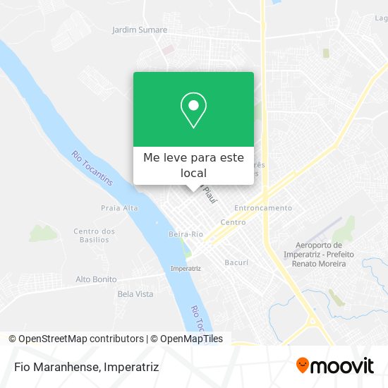 Fio Maranhense mapa