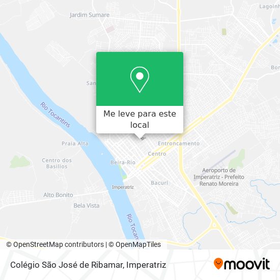 Colégio São José de Ribamar mapa