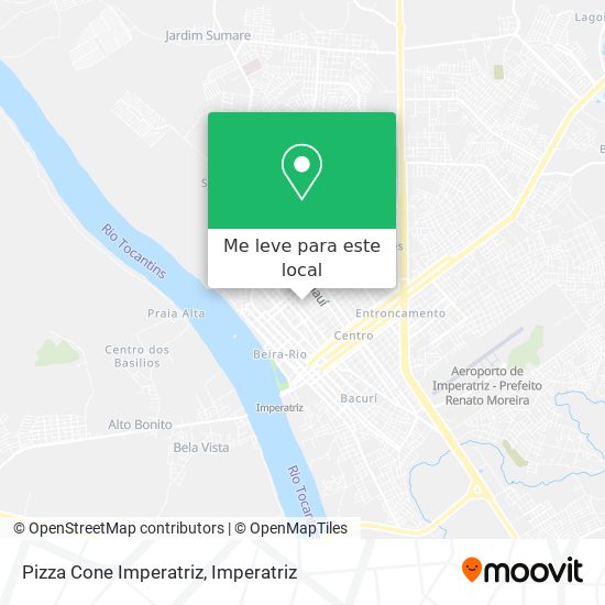 Pizza Cone Imperatriz mapa