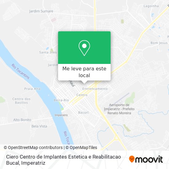 Ciero Centro de Implantes Estetica e Reabilitacao Bucal mapa