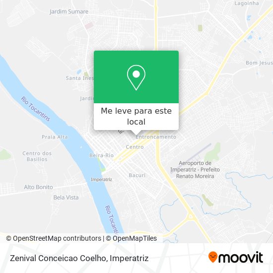 Zenival Conceicao Coelho mapa