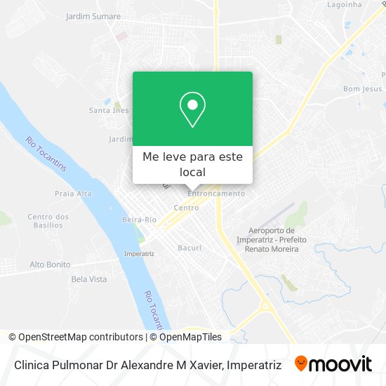 Clinica Pulmonar Dr Alexandre M Xavier mapa