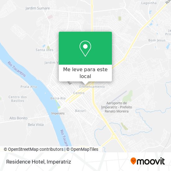 Residence Hotel mapa