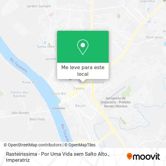 Rasteirissima - Por Uma Vida sem Salto Alto. mapa
