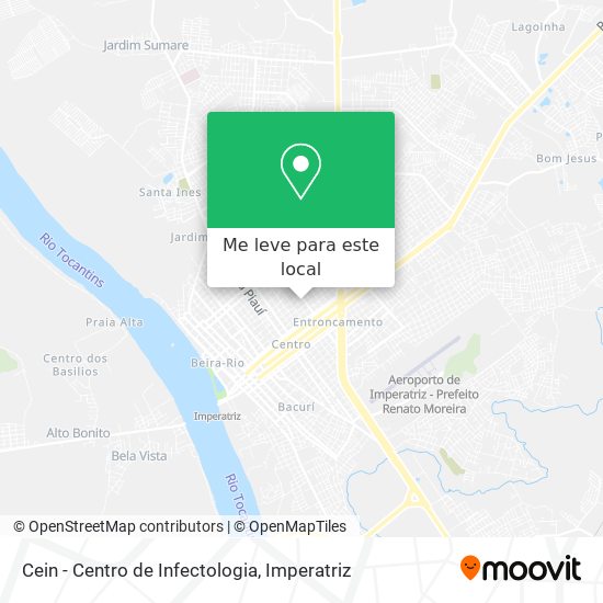 Cein - Centro de Infectologia mapa