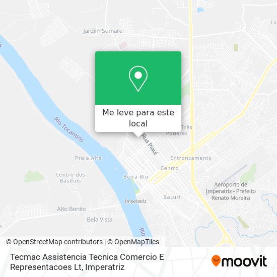 Tecmac Assistencia Tecnica Comercio E Representacoes Lt mapa