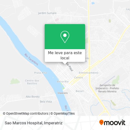 Sao Marcos Hospital mapa