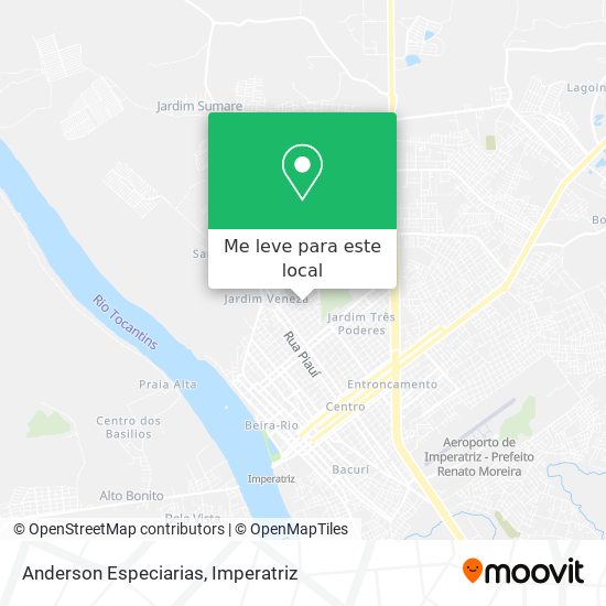 Anderson Especiarias mapa