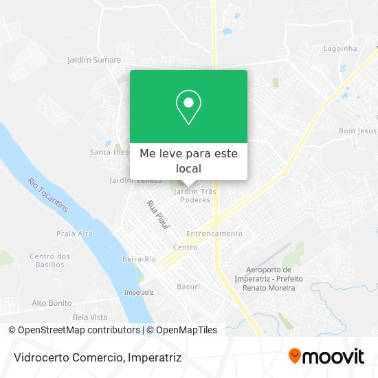Vidrocerto Comercio mapa