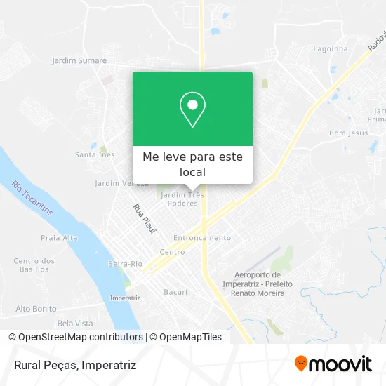 Rural Peças mapa