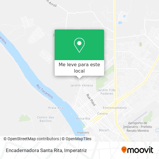 Encadernadora Santa Rita mapa