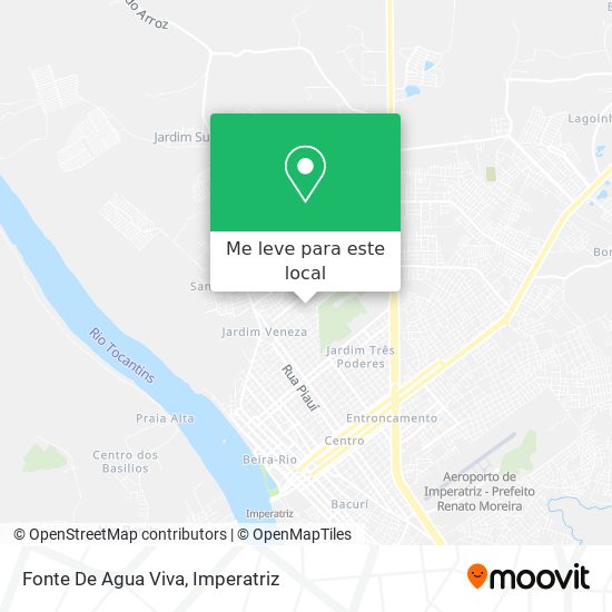 Fonte De Agua Viva mapa