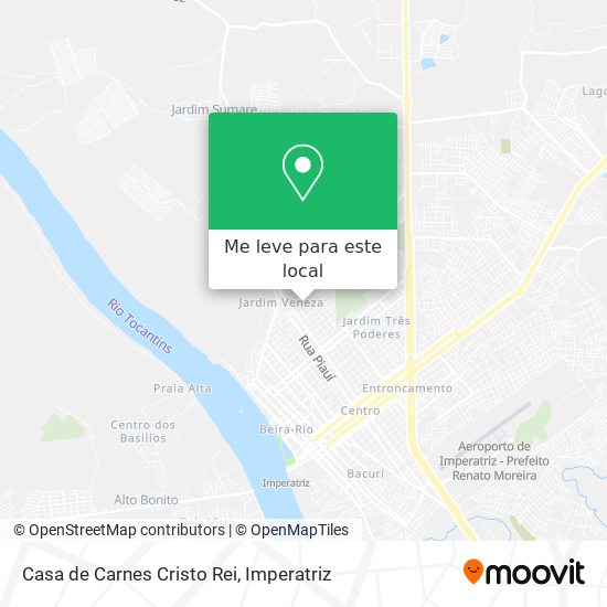 Casa de Carnes Cristo Rei mapa