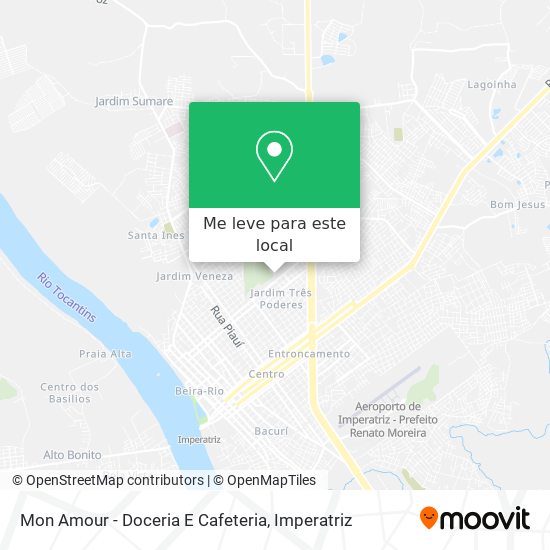 Mon Amour - Doceria E Cafeteria mapa