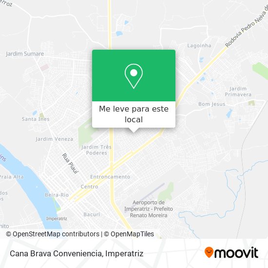 Cana Brava Conveniencia mapa