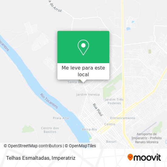 Telhas Esmaltadas mapa