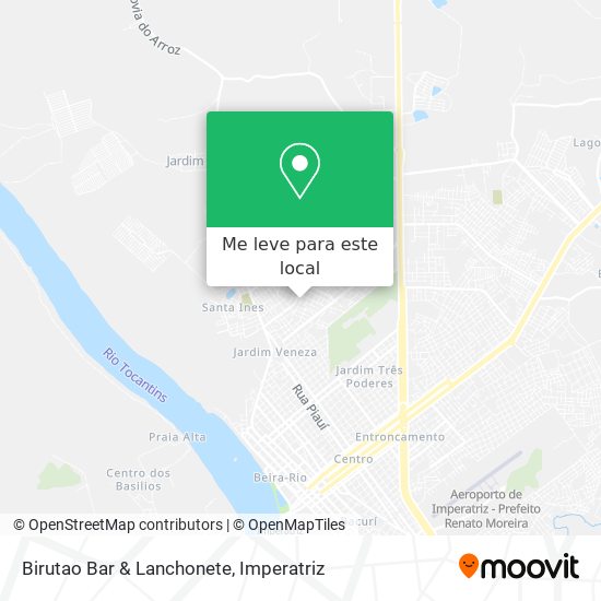 Birutao Bar & Lanchonete mapa