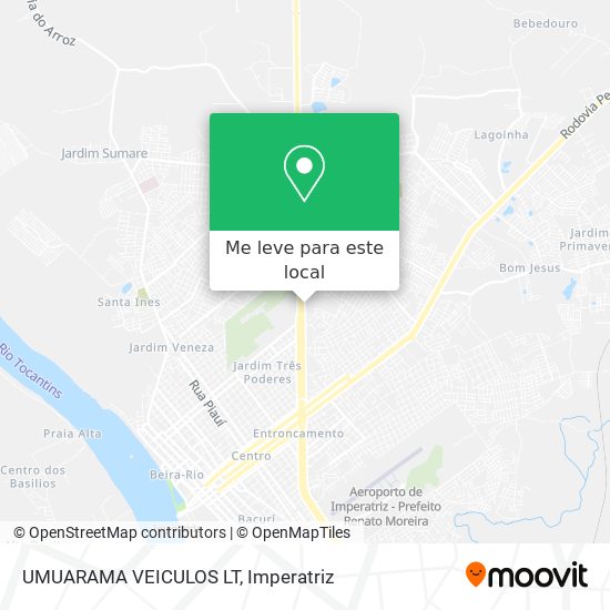 UMUARAMA VEICULOS LT mapa