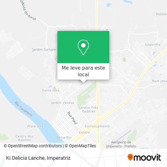 Ki Delicia Lanche mapa
