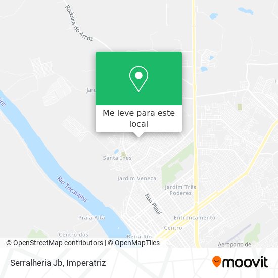 Serralheria Jb mapa