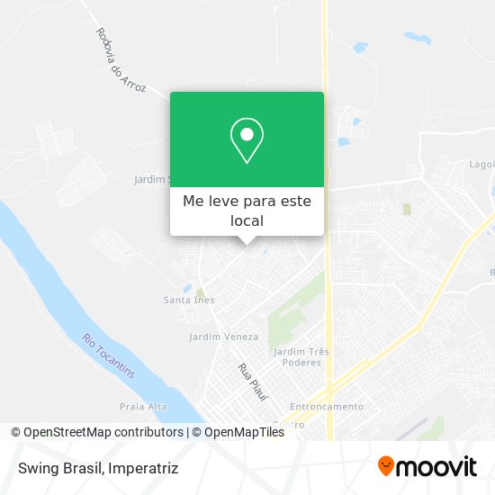 Swing Brasil mapa