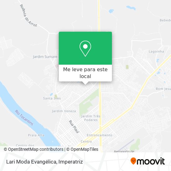 Lari Moda Evangélica mapa
