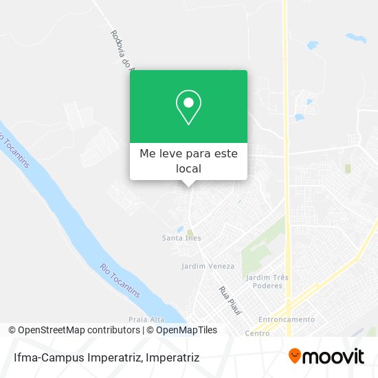 Ifma-Campus Imperatriz mapa