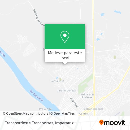 Transnordeste Transportes mapa