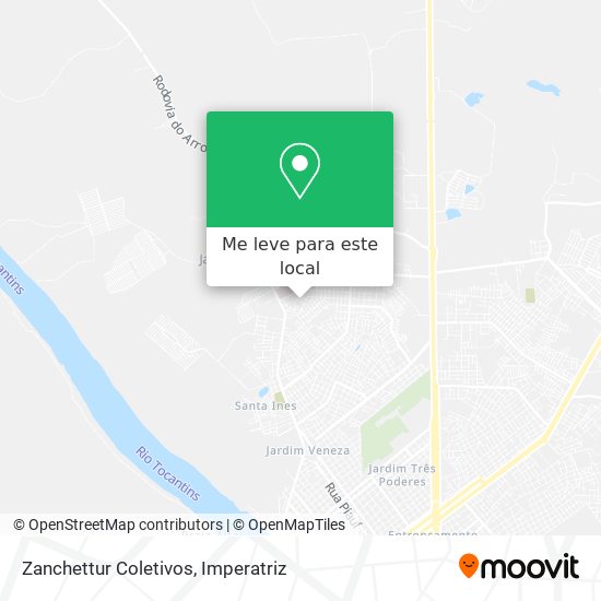 Zanchettur Coletivos mapa