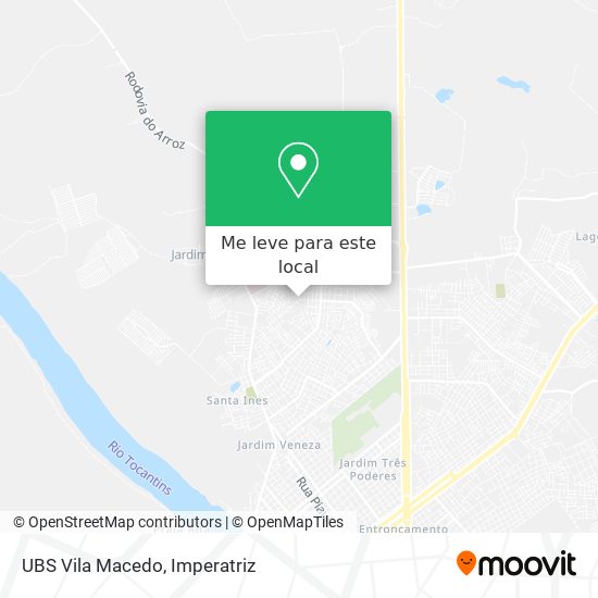 UBS Vila Macedo mapa