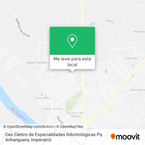 Ceo Centro de Especialidades Odontológicas Pq Anhanguera mapa