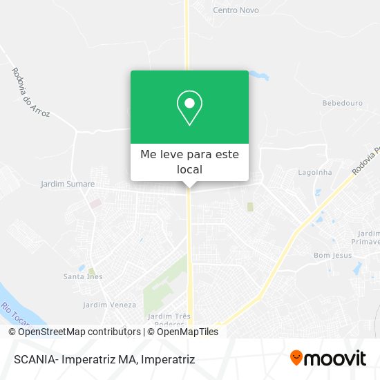SCANIA- Imperatriz MA mapa