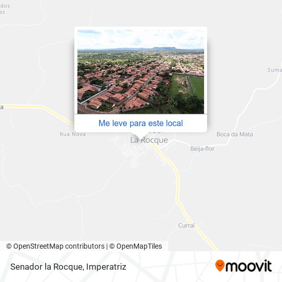 Senador la Rocque mapa