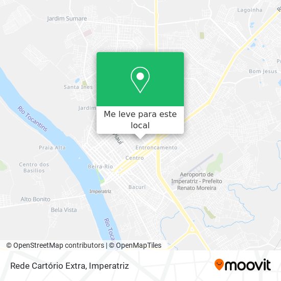 Rede Cartório Extra mapa