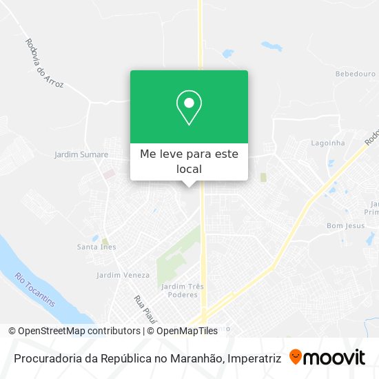Procuradoria da República no Maranhão mapa