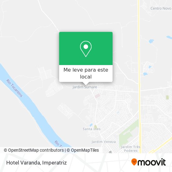 Hotel Varanda mapa