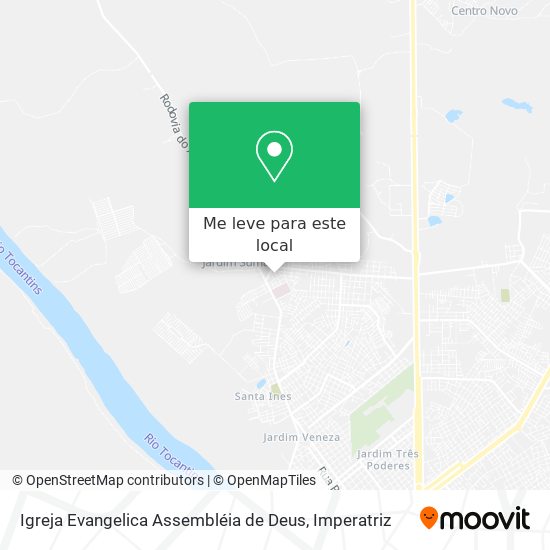 Igreja Evangelica Assembléia de Deus mapa