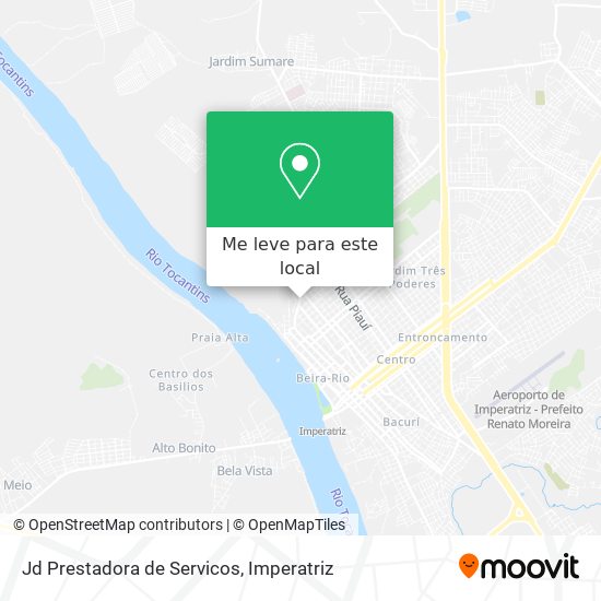 Jd Prestadora de Servicos mapa