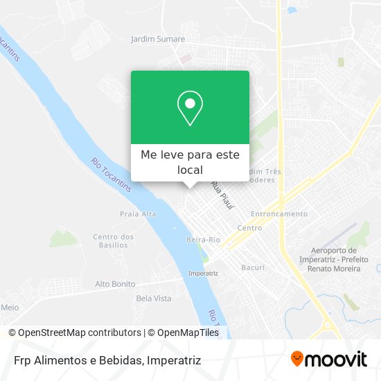 Frp Alimentos e Bebidas mapa