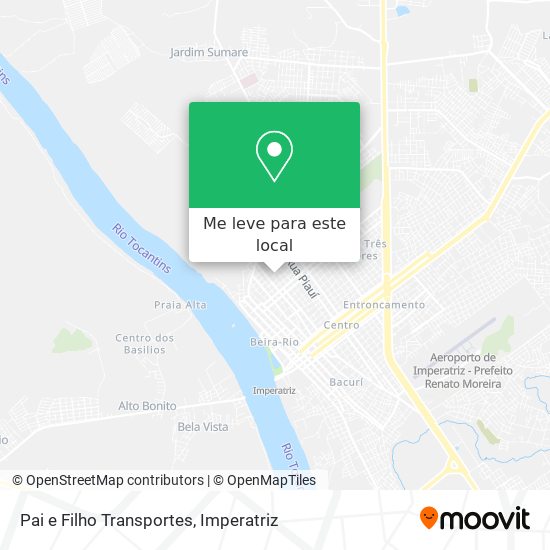 Pai e Filho Transportes mapa