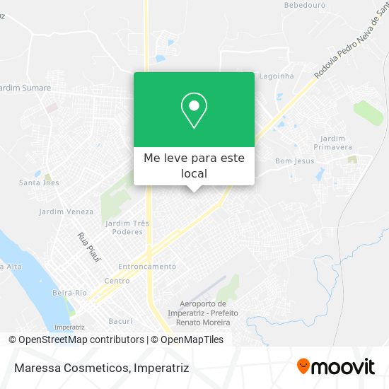 Maressa Cosmeticos mapa