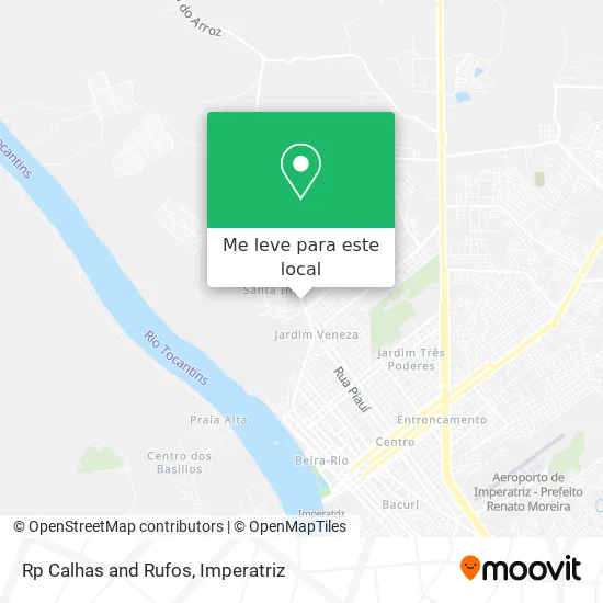 Rp Calhas and Rufos mapa