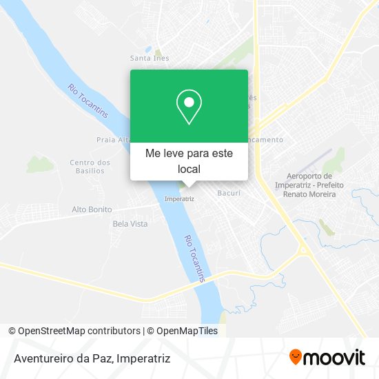 Aventureiro da Paz mapa